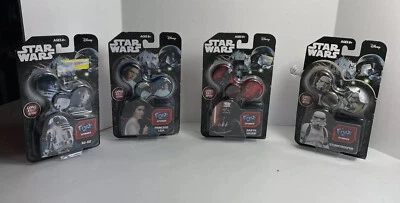 STAR WARS STORMTROOPER, PRINCESS LEIA R2 D2 DARTH VADER FIJIX SPINNER LOT OF 4 - Image 1 of 4