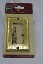 Antique Brass Baldwin 4742050 Quadruple GFCI Beveled Edge Switch Plate 