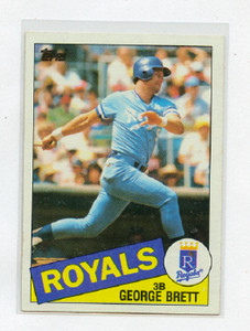 1985 TOPPS  # 100  GEORGE BRETT , ROYALS