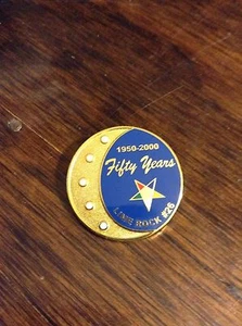 ORDER OF THE EASTERN STAR PIN FIFTY YEARS LIME ROCK #26 - Picture 1 of 2