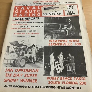 1972 CAVALCADE OF AUTO RACING ACTION MONTHLY July Vol 9 Number 5 - Picture 1 of 3