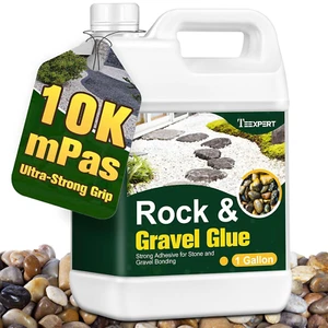 1 Gallon Rock Glue for Landscaping – Strong Pea Gravel Glue & Stone Glue Mulch G - Picture 1 of 12