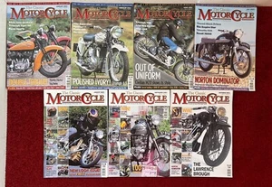 The Classic Motorcycle 2003 x7 Issues mixed months Vintage lot Motorbike - Picture 1 of 11