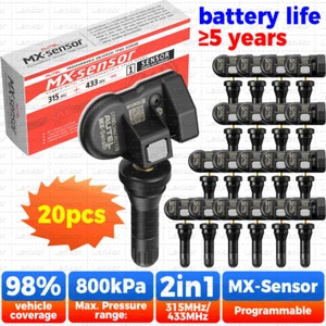 Autel TPMS Sensor MX-Sensor 315MHz&433MHz Programmable Universal Rubber Valve - Picture 1 of 19