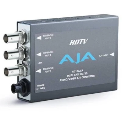AJA HD10AVA HDTV Dual Rate HD/SD Audio Video A/D Converter  - Image 1 of 3