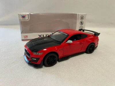 1:24 Scale Model For Ford Mustang Shelby GT500 Alloy Sports Car Diecasts Metal - Image 1 of 4