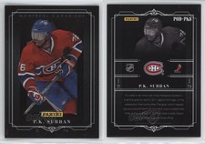 2011-12 Panini Player of the Day PK Subban #POD-PKS