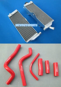 Red L&R Aluminum Radiator + Hose For HONDA CR500 CR500R 1991-2001 96 97 98 99 00 - Picture 1 of 9