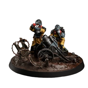 Death Korps of Krieg Mortar Team 2 painted figure Warhammer 40k Pre-Sale | Art - Picture 1 of 4