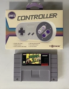 Cartucho auténtico Zombies Ate My Neighbors (SNES 1993) y nuevo controlador Tomee - Imagen 1 de 6