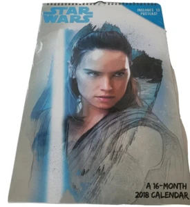 star wars 2018 16 month calender Unopened. New - Picture 1 of 6