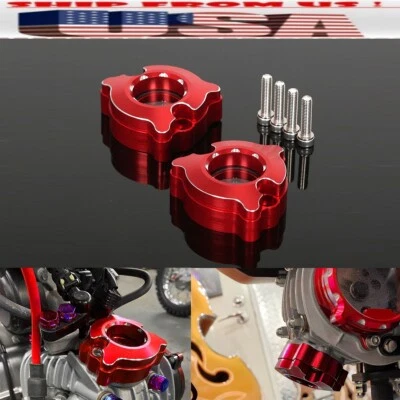 Cubierta de válvula de árbol de levas transparente 3D rojo EE. UU. para Honda Monkey Grom Dax 125 CT125 Foto 1 de 4