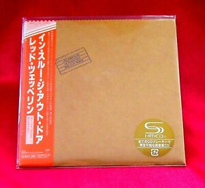Led Zeppelin In Through The Out Door SHM MINI LP CD JAPAN WCR-13140 