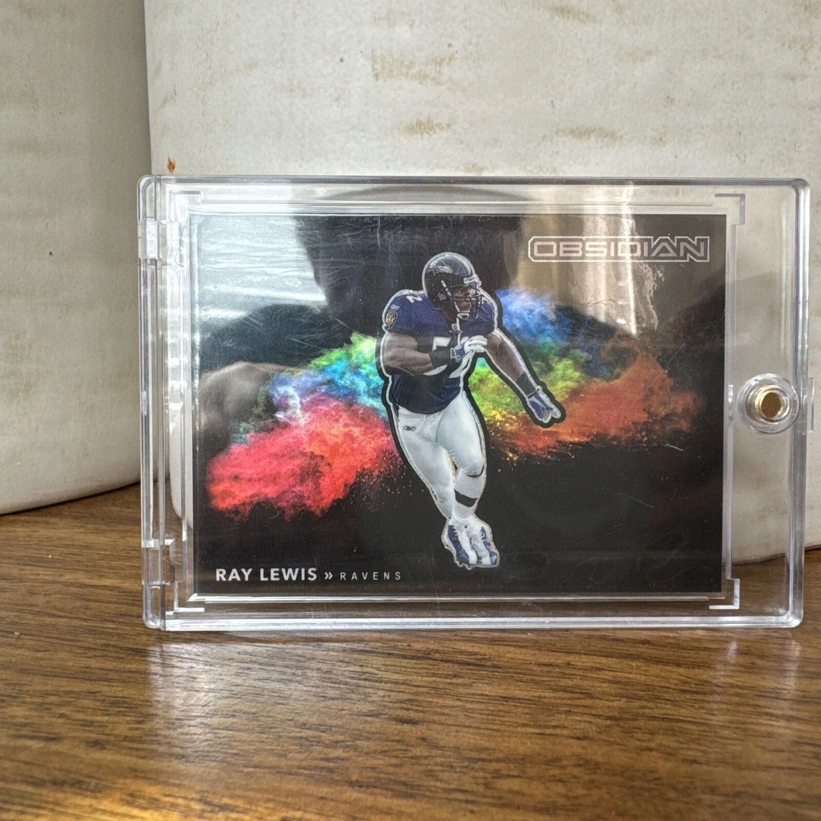 Ray Lewis 2021 Obsidian #CB-19 Black Color Blast /(SSP) Price Guide ...