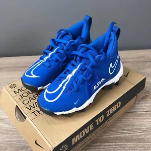 Nike Alpha Menace 3 Shark Kids Football Cleats Royal Blue CV0581-414 Size 10C - Picture 1 of 14