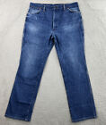 Vintage Wrangler Jeans Mens 37x32.5 High Waist 912DEN Retired Style USA Made 80s