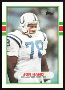 1989 Topps Jon Hand Indianapolis Colts #210 - Picture 1 of 2
