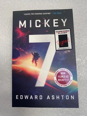 MICKEY 7 SIGNED EDWARD ASHTON HIT ROBERT PATTINSON BONG JOON HO MOVIE MICKEY 17 - Image 1 of 4