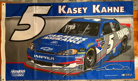 KASEY KAHNE # 5 NASCAR RACING BANNER Double Sided FLAG HENDRICK MOTORSPORTS 2012 Cover