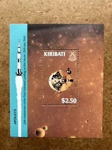 Kiribati 1989 20th Anniversary Moon Landing. MS309. MNH - Picture 1 of 1