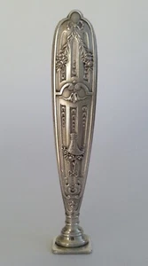 ERHABENES altes SIEGEL SIEGEL MASSIV SILBER Stil LOUIS XVI Dekor Blumenkörbe - Bild 1 von 21