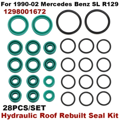 Seal Kit Repair For Mercedes Benz SL R129 1990-2002 Roof Top Hydraulic Cylinders - Image 1 of 4