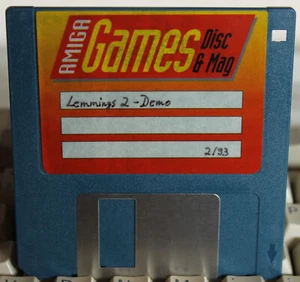 Lemmings 2 - Disco Demo 3,5" (Amiga, 1985 - 1995) - Imagen 1 de 5