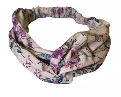 Banda elástica floral para el cabello para mujer, accesorios para el cabello bohemio playero Foto 1 de 4