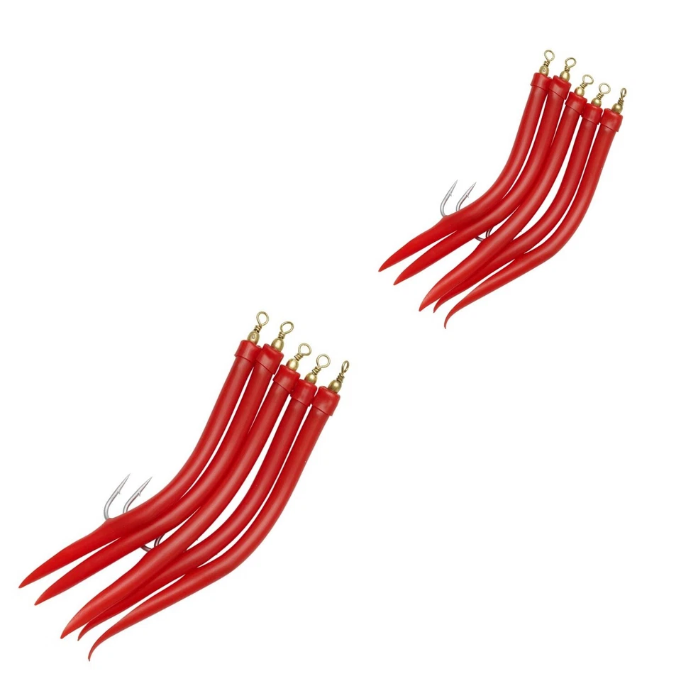 Mikado Norwegen Gummi Makk Rig Meeresvorfach Hochseevorfach Angelvorfach - Bild 1 von 1