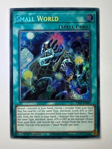Small World RA01-EN067 Secret Rare 1st Edition YuGiOh Card - Picture 1 of 2