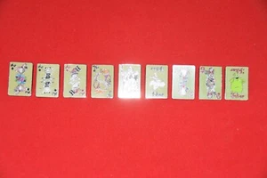 Disney Nightmare Before Christmas Playing Card Mystery 9 Pin Set 2015 lot Oogie - Picture 1 of 10
