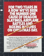 NINTENDO ENTERTAINMENT SYSTEM__Original 1988 Trade print AD / game promo__NES