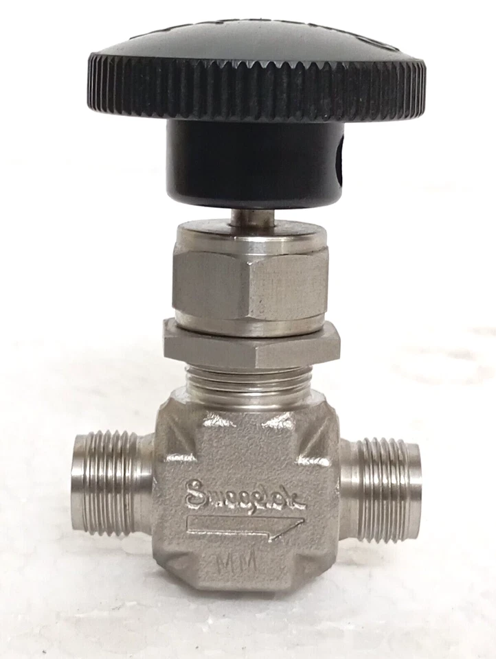 Swagelok SS-1KS10MM 5000 PSI needle valve - Image 1 of 4