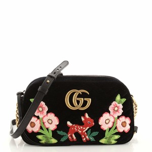 gucci velvet camera bolsa