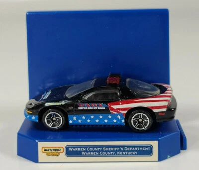 Matchbox Dare Sheriff Warren County KY 3" Diecast Scale Model Camaro 1993-2002 - Image 1 of 4