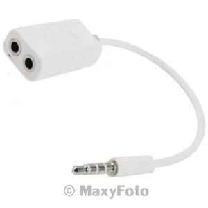 ADATTATORE SDOPPIATORE JACK 3,5MM UNIVERSALE DUAL DOPPIO CONNETTORE 78E673A - Foto 1 di 2