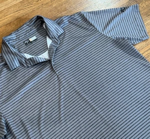Callaway Men’s Opti-Dri Golf Polo Gray Stripe Size XL - Picture 1 of 7