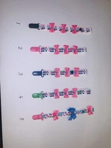 1 Pc In 1 Pack | Baby Pacifier Clip Chain | 1 Color | Polyester | 0-24M - Picture 1 of 7