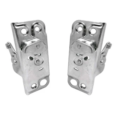 New Driver & Passenger Side Plated Door Latch Set For 55-59 Chevrolet GMC Pickup - Image 1 of 3