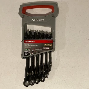 Husky Tool Flex Lock Spezialeinsätze metrisch Kombination Schraubenschlüssel Set 8 mm - 15 mm - Bild 1 von 6