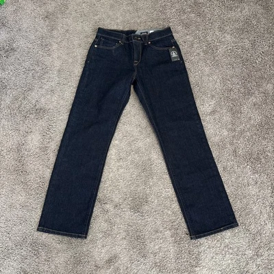 Volcom Kinkade Classic Straight Leg Jeans Blue Denim Pants Mens Size 28x30 - Image 1 of 4
