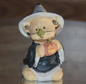 Oso con halloween bruja sombrero máscara calabaza capa comercio oriental de colección años 70 - Imagen 1 de 12