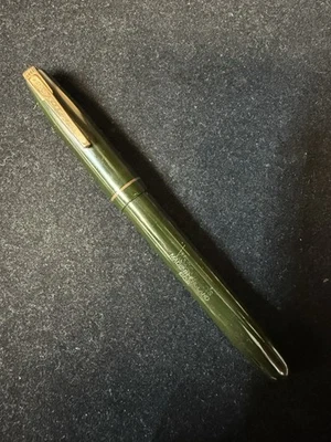 Vintage Waterman 502 Dark Green Fountain Pen For Spares or Repair - Image 1 of 4