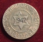 1942 Getto Lodz 10 Pfennig Quittung Litzmannstadt Historischer Token Neu