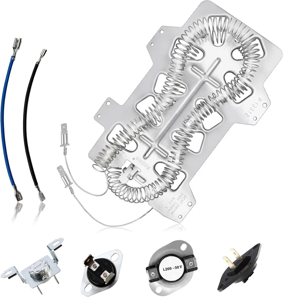 Azdele Heating Element for Samsung Dryer Dryer Heating Element DC47-00019A f...