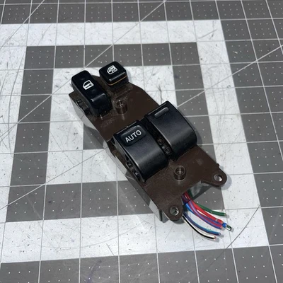 Panel de control del interruptor de ventana eléctrica principal del lado del conductor Toyota Sienna 2001 2003 Foto 1 de 4