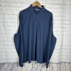 Johnnie O Hartford Herren XXL Blau Performance Viertel Reißverschluss Golfen JMKO1850 Kadett - Bild 1 von 10