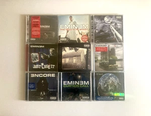 Eminem CD Lot x 9 Marshall Slim Shady Curtain Call Deluxe EX/NM Read Desc - Imagen 1 de 3
