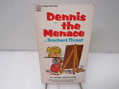 Dennis The Menace Teacher's Threat Hank Ketcham Fawcett Crest Books 1967 PB Foto 1 de 4