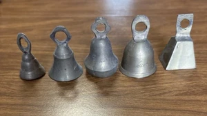 De colección. Campanas de latón hechas en India (5) ~ Diferentes diseños y alturas - Imagen 1 de 16